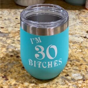 30th Birthday Wine Tumbler